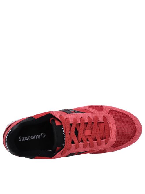 Sneakers modello SHADOW ORIGINAL in camoscio e tessuto SAUCONY | SHADOW ORIGINAL UROSSO-NERO